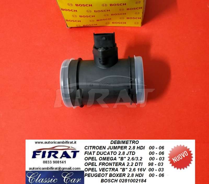 DEBIMETRO FIAT DUCATO 2800 JTD (0281002184)